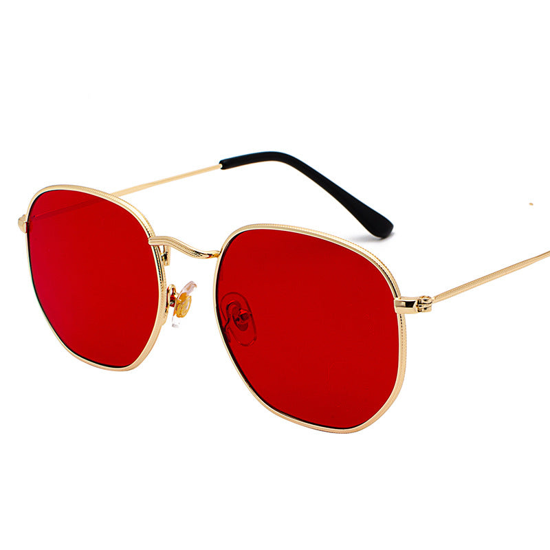 Wholesale Jetset 7006 Unique Irregular Fashionable Metal Sunglasses Artistic Style Eyewear For Men Women